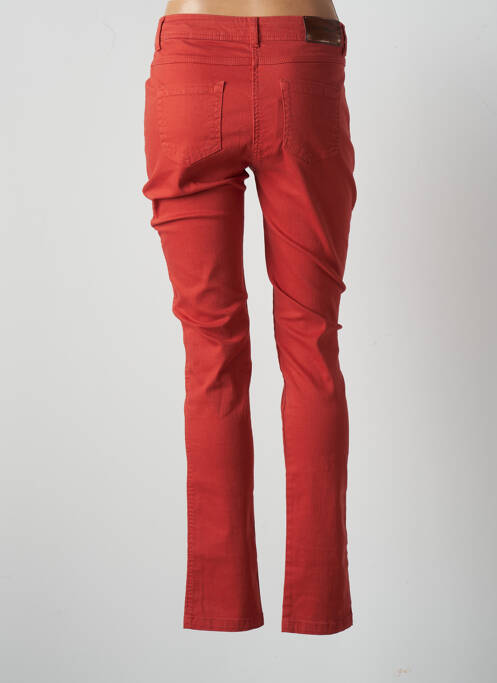 Jeans coupe slim orange MAE MAHE pour femme