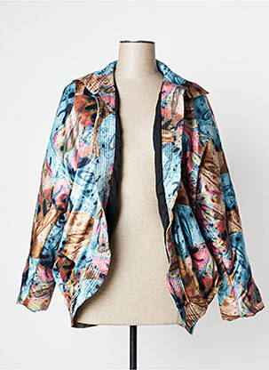 Veste casual poches bleu LILI SIDONIO femme