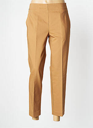 Pantalon slim taille élastique beige EDAS femme
