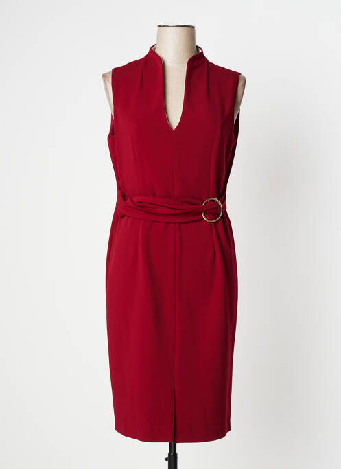 Robe mi-longue rouge EDAS pour femme