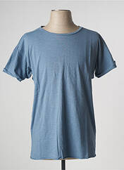 T-shirt bleu NUDIE JEANS CO pour homme seconde vue