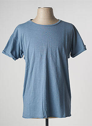 T-shirt bleu NUDIE JEANS CO pour homme