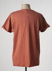 T-shirt marron NUDIE JEANS CO pour homme seconde vue