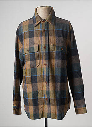 Veste casual fermeture boutonnée sur le devant bleu NUDIE JEANS CO homme