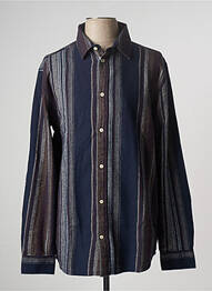 Chemise manches longues manches longues bleu KNOWLEDGE COTTON APPAREL homme