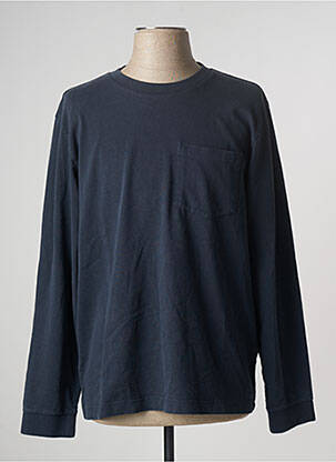 Pull stretch manches longues bleu NUDIE JEANS CO homme