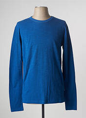 T-shirt bleu KNOWLEDGE COTTON APPAREL pour homme seconde vue