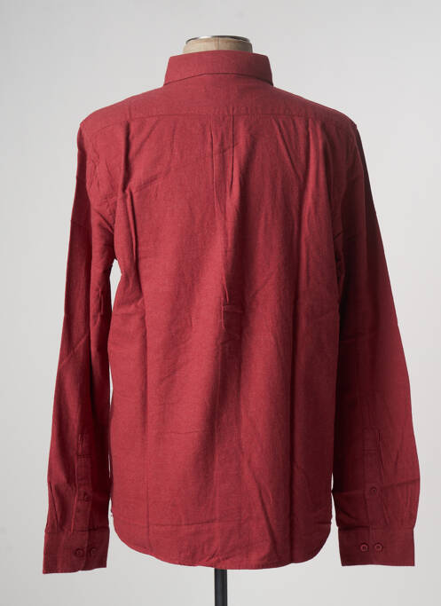 Chemise manches longues manches longues rouge KNOWLEDGE COTTON APPAREL homme