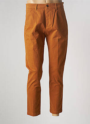 Pantalon chino stretch taille normale marron HAIKURE homme