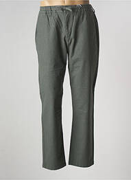 Pantalon droit stretch taille normale vert KNOWLEDGE COTTON APPAREL homme