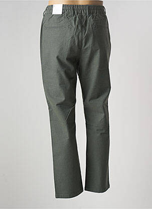 Pantalon droit stretch taille normale vert KNOWLEDGE COTTON APPAREL homme