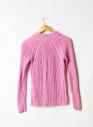 Gilet manches longues coupe cintrée rose MACHIN CHOSE femme