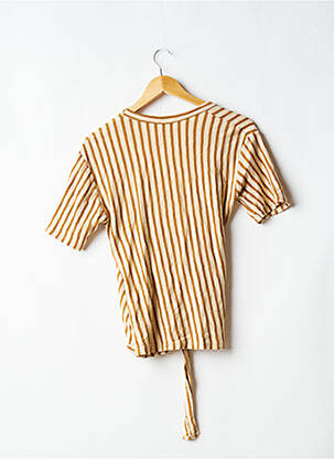 Top manches courtes manches courtes beige ZARA femme