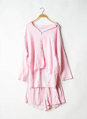 Pyjashort rose PRETTY WIRE pour femme seconde vue