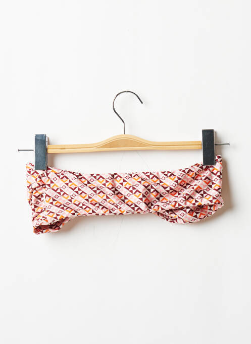 Haut de maillot de bain rose SANS MARQUE pour femme