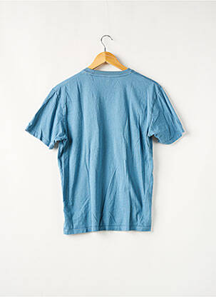T-shirt stretch manches courtes bleu UNIQLO homme