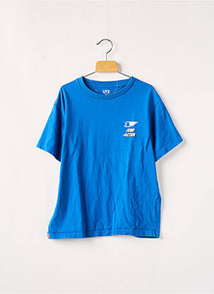 T-shirt bleu UNIQLO pour garçon
