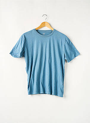 T-shirt bleu UNIQLO pour homme