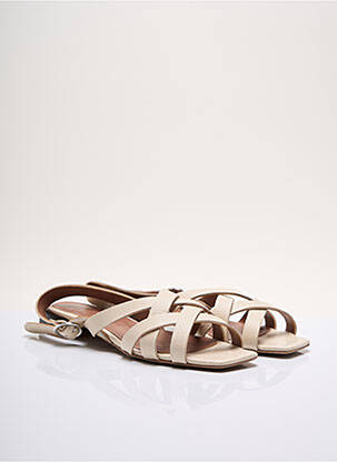 Sandales/Nu pieds beige SARENZA pour femme