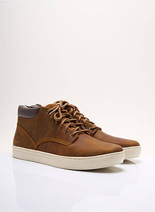 Baskets marron TIMBERLAND pour homme