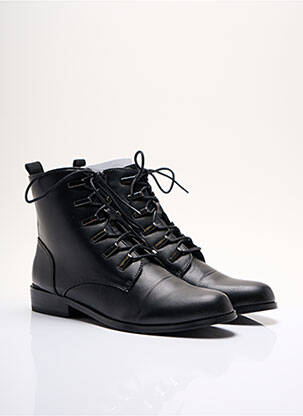 Bottines/Boots noir THE DIVINE FACTORY pour femme