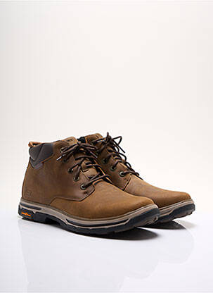 Bottines/Boots marron SKECHERS pour homme