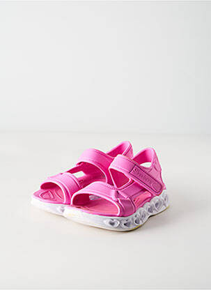 Sandales/Nu pieds rose SKECHERS pour fille