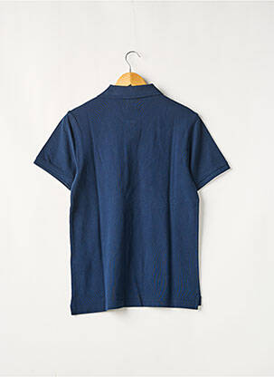 Polo broderie motifs brodés manches courtes bleu LEVIS homme