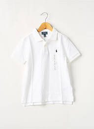 Polo stretch manches courtes blanc RALPH LAUREN garcon