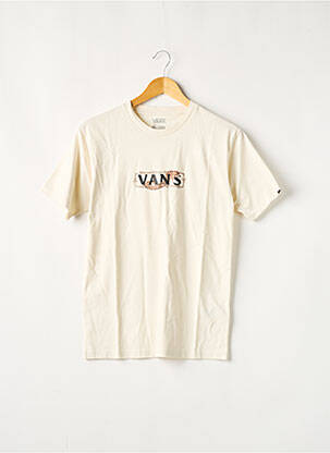 T-shirt stretch manches courtes beige VANS homme