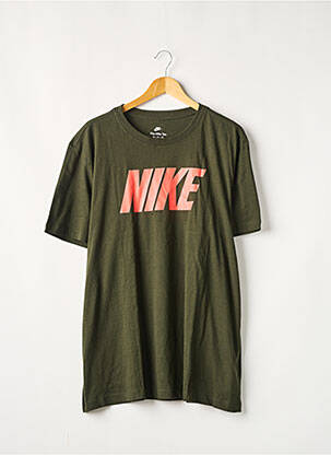 T-shirt vert NIKE pour homme