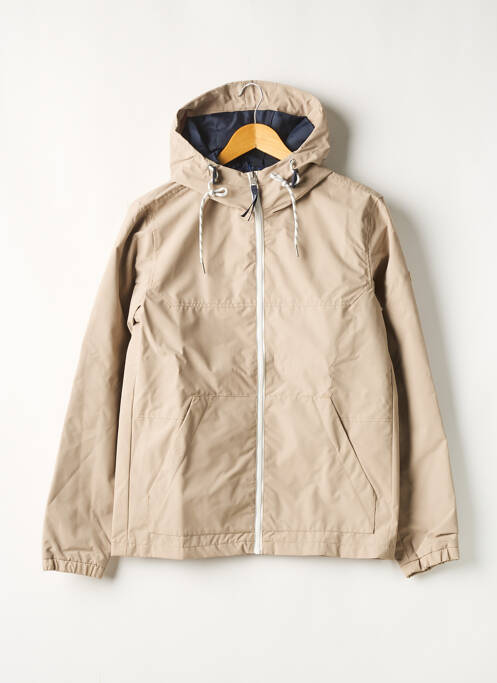 Coupe-vent poches a capuche beige JACK & JONES homme