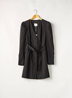 Robe courte coupe évasée manches longues noir VILA femme