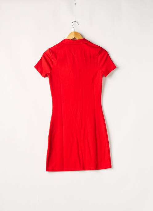 Robe courte manches courtes manches courtes rouge TOMMY HILFIGER femme