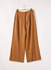 Pantalon large marron I.CODE (By IKKS) pour femme seconde vue
