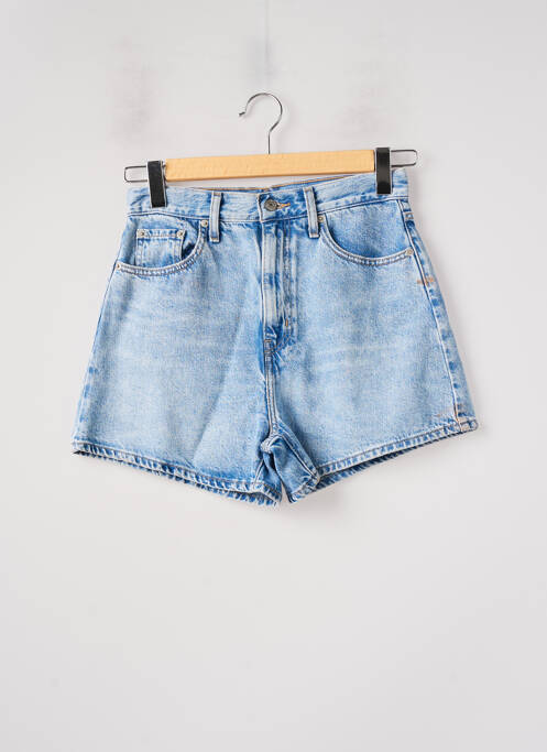 Short bleu LEVIS pour femme