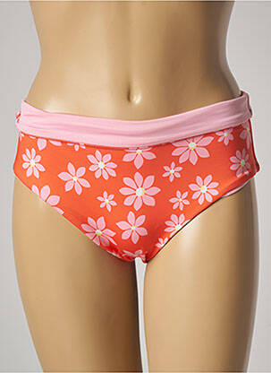 Bas de maillot de bain imprimé fleurs culotte orange BILLABONG femme