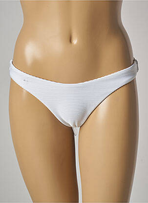 Bas de maillot de bain effet matière satinée culotte blanc SEAFOLLY femme