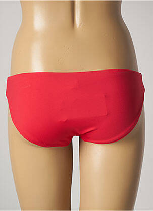 Bas de maillot de bain effet matière satinée culotte rouge SEAFOLLY femme