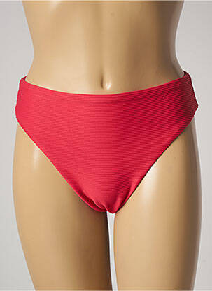 Bas de maillot de bain effet matière satinée culotte rose SEAFOLLY femme