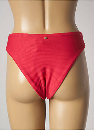 Bas de maillot de bain effet matière satinée culotte rose SEAFOLLY femme