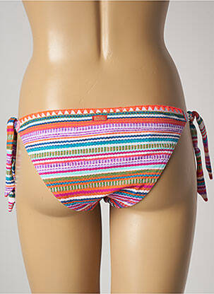 Bas de maillot de bain tissage texturé bikini rose BANANA MOON femme