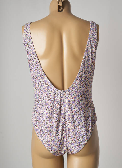 Maillot de bain 1 pièce violet PIECES pour femme