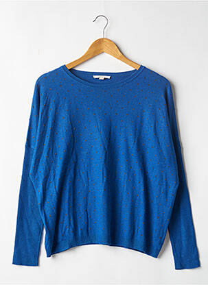 Pull col rond manches longues bleu ESPRIT femme