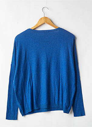 Pull col rond manches longues bleu ESPRIT femme