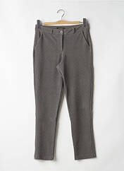 Pantalon slim gris GARDEN  pour femme seconde vue