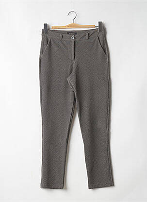 Pantalon slim gris GARDEN  pour femme