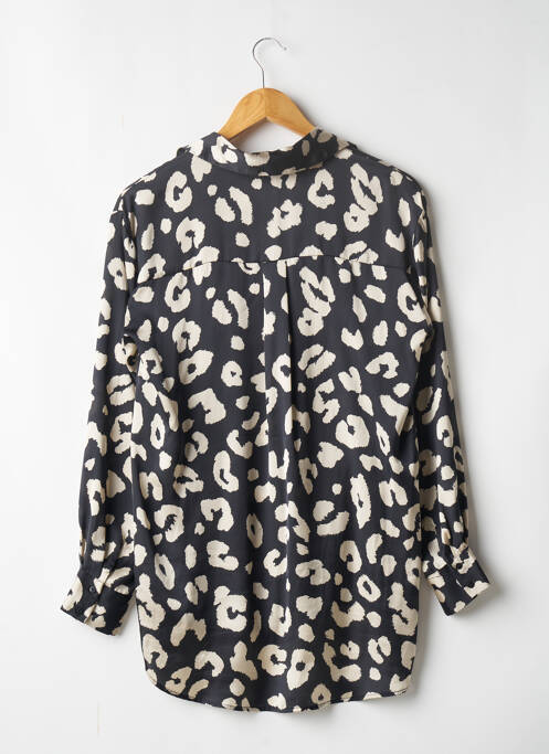 Chemisier coupe fluide manches longues noir ZARA femme