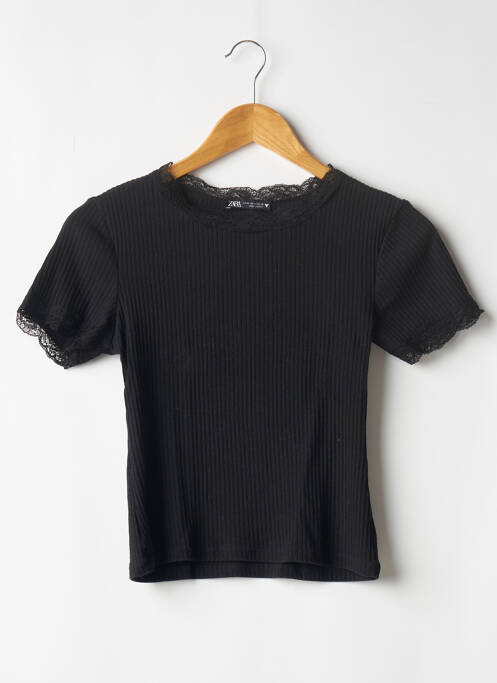 Zara Tshirts Femme de couleur noir 2268556-noir00 - Modz