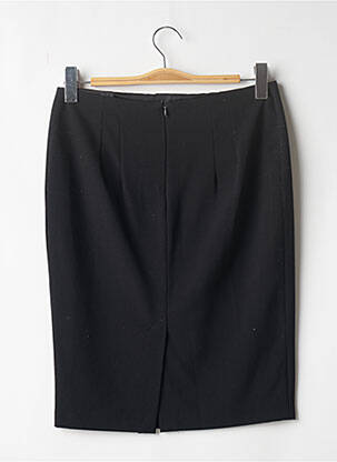 Jupe mi-longue stretch noir CAMAIEU femme